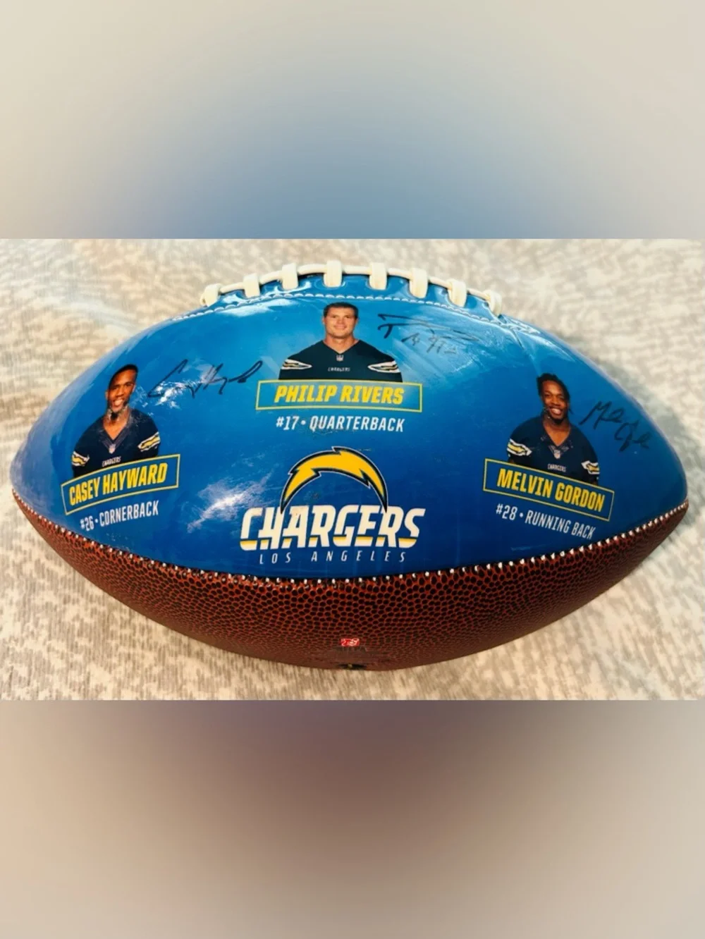 2017 Pro Bowl Los Angeles Chargers Limited Edition /1000 Football - Picture 2 of 3
